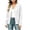 White, variant on Women’s Cardigans Lightweight Sweaters with Long Sleeve, Womens Button Down Knit Cardigan Front Sweaters, Women's Army Green,Size S-2XL