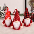 thumbnail image 5 of Farfi-Muñeco de elfo llamativo, tela de costura fina, colgante de Gnomo de árbol de Navidad con luz Led, suministros para fiestas, 5 of 5