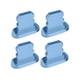thumbnail image 1 of Methold 4Pcs Mobile Phone Stopper Dust Proof USB Protection Anti-dust Cap Micro Charging Port Replacement for 13/Mini/Pro/Pro Max Cables de audio/vídeo Azul claro, 1 of 4