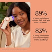 TheraFace PRO Face Massager by Therabody | 8-in-1 Compact and Powerful Facial Device | White