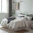 thumbnail image 2 of Juego de cama blanco 100% lino, 2 of 10