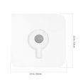 thumbnail image 2 of BESTYASH 20 Pcs Crochet Transparent PVC Polyvalent Supports Muraux Robustes pour Usage Intérieur, 2 of 8