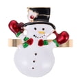 thumbnail image 1 of KAKOWELY 4 anillos para servilletas con forma de muñeco de nieve navideño, hebillas decorativas para servilletas de muñeco de nieve, 1 of 5