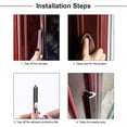 thumbnail image 2 of Weather Stripping for Door/Windows X 26 Feet Long, V Shape Adhesive Weather Strip Door Frame/Windows Frame Seal, Brown, 2 of 7