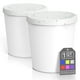 thumbnail image 1 of Recipientes para helados BALCI Premium de 1 litro (paquete de 2) con tapas, 1 of 7