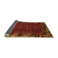 thumbnail image 2 of Ahgly Company Indoor Rectangle Abstract Orange Modern Area Rugs, 4' x 6', 2 of 4