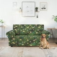 thumbnail image 5 of XYZCANDO Christmas Lights Stretch Armchair Sofa Slipcover for 1 Cushion Couch, 1-Piece Couch Sofa Cover Furniture Protection Soft with Elastic Bottom for Kids, Pets, 5 of 6