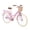 Pink, variant on Cirayno 24" Womens Bike with Basket, Single Speed Steel Frame Ladies Cruiser Bike Bicycle, Fits Riders 4'8"-5'6", Mint Green
