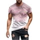 thumbnail image 2 of Mens Casual Pantalones Cortos Raya Impresión Suéter Fitness Deportes Camiseta, Poliéster Cuello Redondo Blusa para Al Aire Libre, Diario Y Primavera Verano Desgaste, 2 of 5