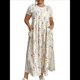 thumbnail image 1 of Vestido de Verano para Mujer, Talla Grande, Informal, Sin Mangas, con Tirantes Finos, para Playa Flores de Albaricoque 4XL, 1 of 7