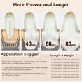 thumbnail image 5 of Tape in Human Hair Extensions for Women 20pcs/pack 14"-24" Hair Tape in Extensions Invisible Seamless Tape In Extensions Human Hair Skin Weft #1, 5 of 7