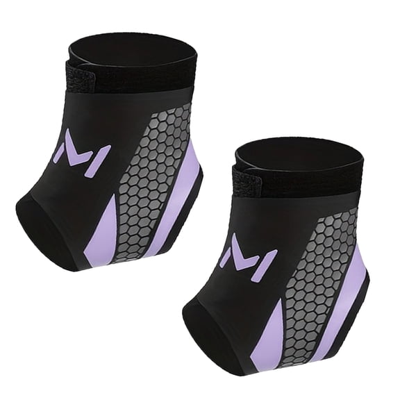2Pcs Lightweight Sports Ankle Brace Compression Sprain & Breathable For Men Women Ultrathin High-Elastic Ankle Wraps Ankle Brace For Basketball Soccer & Fitness
