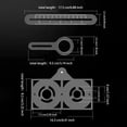 thumbnail image 4 of Eigraketly Localizador de regla de ángulo plegable para azulejo de piso profesional, reglas de localización portátiles multifuncionales para Medidores de medidas dimensionales 6 veces, 4 of 6