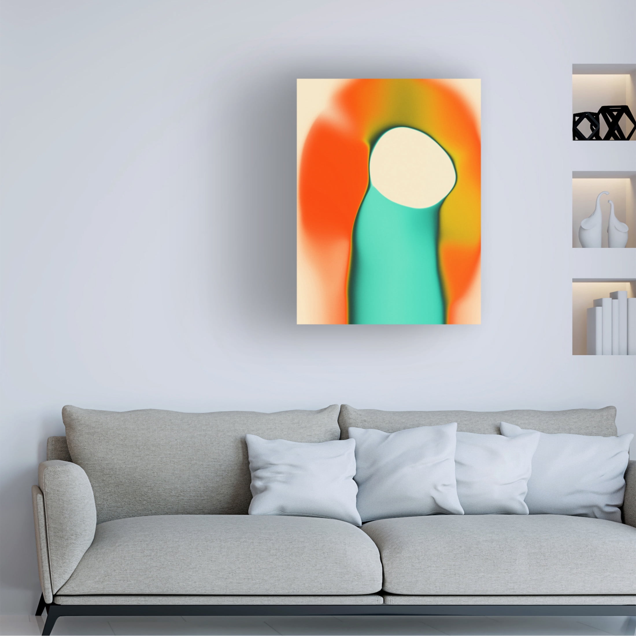 Trademark Fine Art Jazzberry Blue Aura Canvas Wall Art