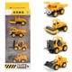 thumbnail image 2 of Caja De 4 Uds. 1/60 De Alta Simulación, Coche En Miniatura De aleación, Colección De Juguetes Para Niños, Coche De Ingeniero Tipo C, 2 of 7