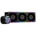 thumbnail image 4 of MSI MAG Coreliquid C360 V2 - AIO ARGB CPU Liquid Cooler - 360mm Radiator - EZ Swap Water Block - Double Ball Bearing 120mm ARGB PWM Fans x3 - LGA 1700/1851, AM5 / AM4, Black, 4 of 5