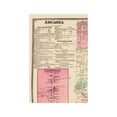 thumbnail image 3 of Historic City Map - Arcadia New York  - Beers 1874 - 23 x 34.98 - Vintage Wall Art, 3 of 5