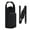 Black, variant on Water Bottle Carrier Bag with Phone Pocket Tumbler Insulated Water Bottle Holder with Adjustable Shoulder Strap