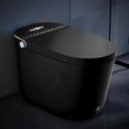thumbnail image 4 of WinZo Smart Toilet,Modern Smart Toilet with Bidet Built In with Foot Sensor,Tankless Toilets Auto Open/Close Lid with Dryer,ADA Comfort Height Heat Seat,Instant Warm Water,Power Outage and Flush Blac, 4 of 9