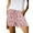 Pink pants for women, variant on up to 60% off Gifts wycnly Womens Drawstring Elastic Waist Shorts Summer Beach Fashion Floral Ruffle Hem Loose Shorts Casual Lightweight Straight Pocket Short Pants Black m