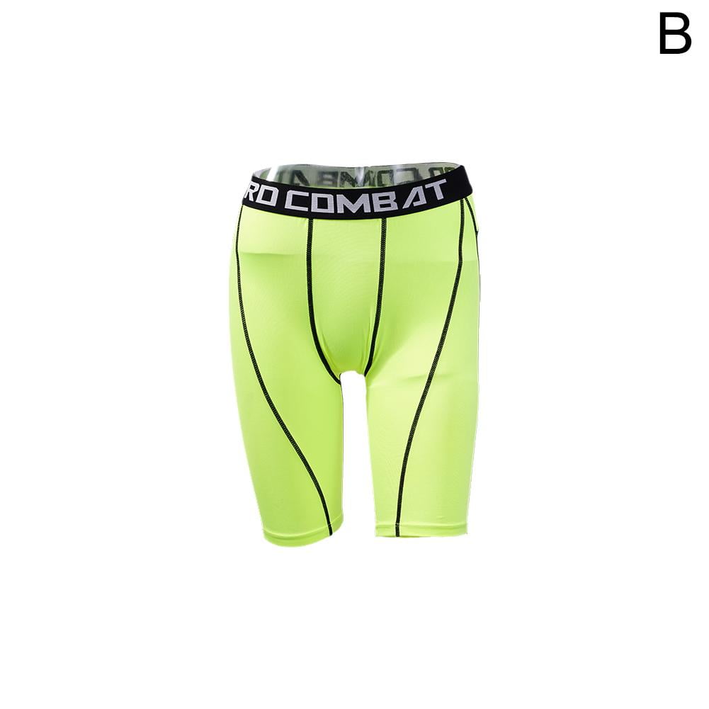 Mens Compression Pants Sports Leggings Basketball Shorts Legging