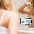thumbnail image 2 of CSChome Phone Holder Compact Self-Adhesive Sturdy Mobile Phone Holder Wall-mounted Shelf for Home Bathroom, 2 of 7