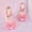 Pink, variant on Ballet Dance Shoes For Girls Soft Sole Cat Design Classical Practice Footwear Girls Sandals Size 11-12 Years