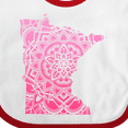thumbnail image 4 of Inktastic Minnesota Silhouette Mandala Boys or Girls Baby Bib, 4 of 4