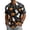 Blue, variant on Happy Halloween Men's Short Sleeve T-Shirt, Cute Ghost Pumpkin Spiderweb Pattern Crew Neck Stylish Autumn Streetwear Tees