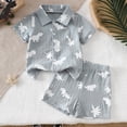 thumbnail image 2 of Soepste Baby Boy Spring Clothes 3T Boy Clothes Toddler Baby Boys Clothes Set Short Sleeve T-Shirt And Shorts Summer 2 Pcs Outfit, 2 of 5