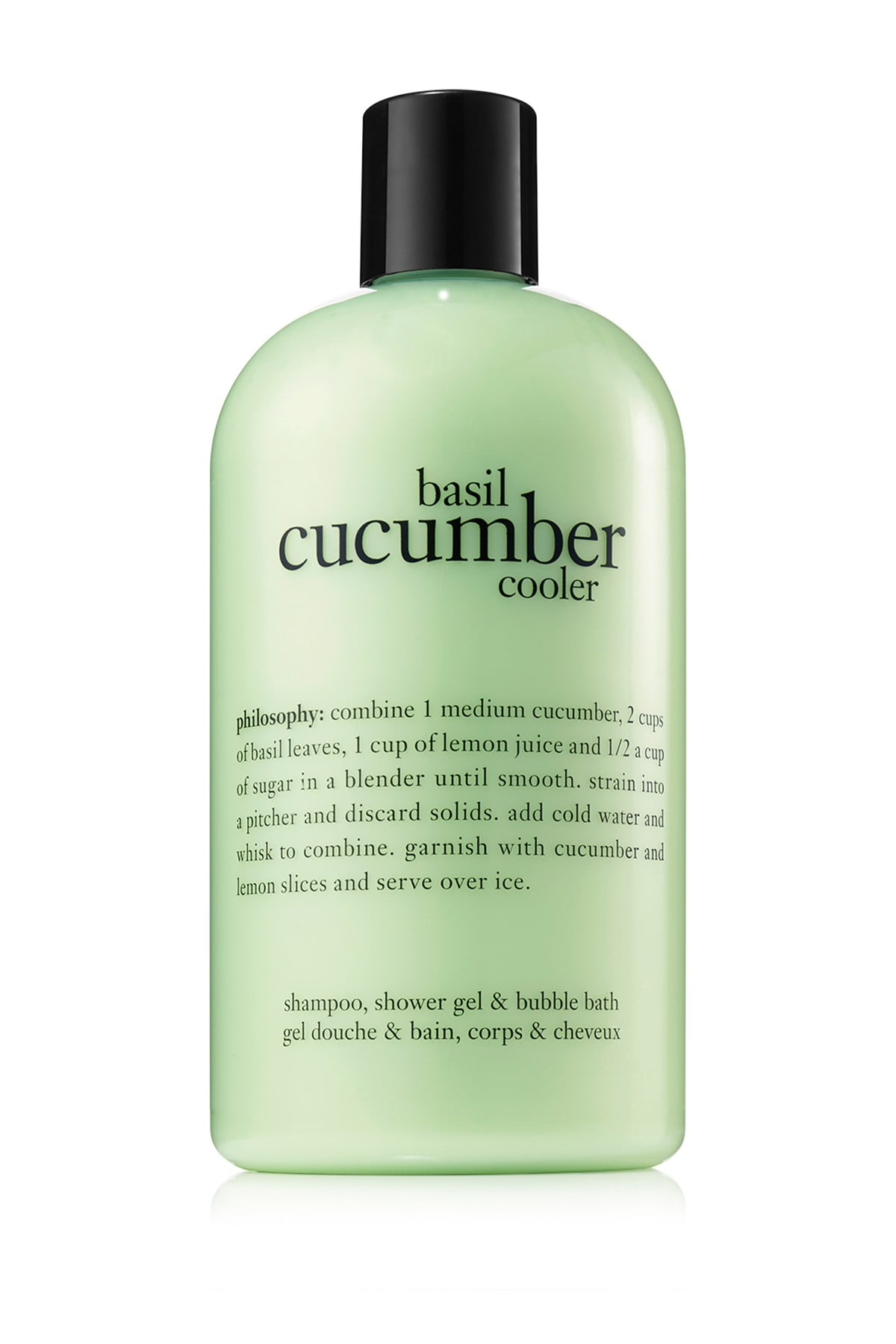 Philosophy Basil Cucumber Cooler 3 in 1 Shampoo Bubble Bath Shower Gel