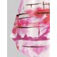 thumbnail image 4 of Más el tamaño del tinte del lazo del patrón V de encaje T cuello camisa Rosegal Camisetas tallas grandes, 4 of 5