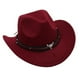 thumbnail image 3 of Sombrero de vaquero Yinane para Adolescentes camello, 3 of 5