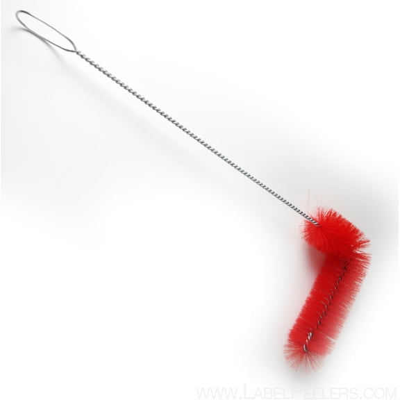 LD Carlson Soft Red Bristle Carboy Brush for Plastic Carboys
