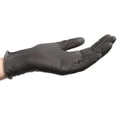 thumbnail image 2 of Guantes desechables de nitrilo, resistentes a productos químicos, sin talco, sin látex, no estériles, aptos para alimentos, negros, medianos,, 2 of 5