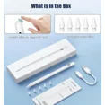 thumbnail image 6 of For Apple Pencil 2 1 iPad Pencil Bluetooth Stylus Pen for iPad Pen Pro 11 12 9 Air 4 Air 5 2018-2023 for Apple Pencil black, 6 of 7