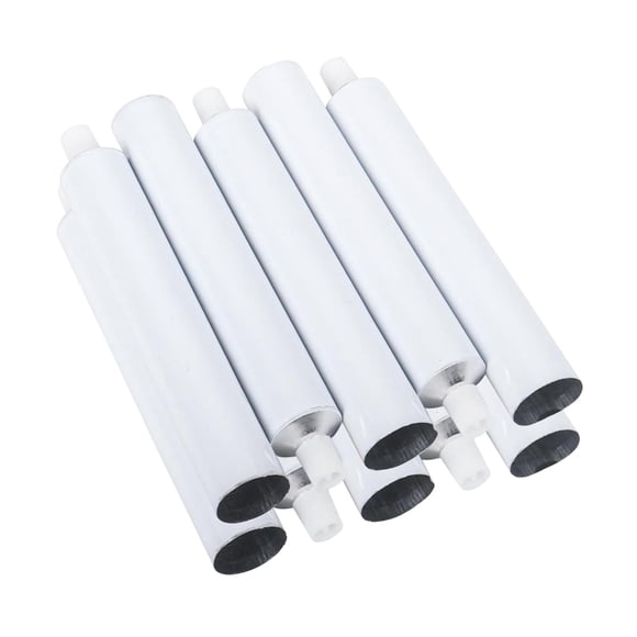 10 tubos vacíos de aluminio de 100 ml para pasta de dientes, rellenables, multifuncionales y fiables, para , para crema de manos.