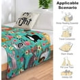 thumbnail image 6 of Cute Cat Blanket Kawaii Flannel Throw Blanket for Cat Lovers Kids Adults Gifts All Season 50"x40", 6 of 6