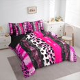 thumbnail image 3 of Castle Fairy Queen 7-Piece Teens Abstract Animal Stripes Bedding Set, 3 of 8
