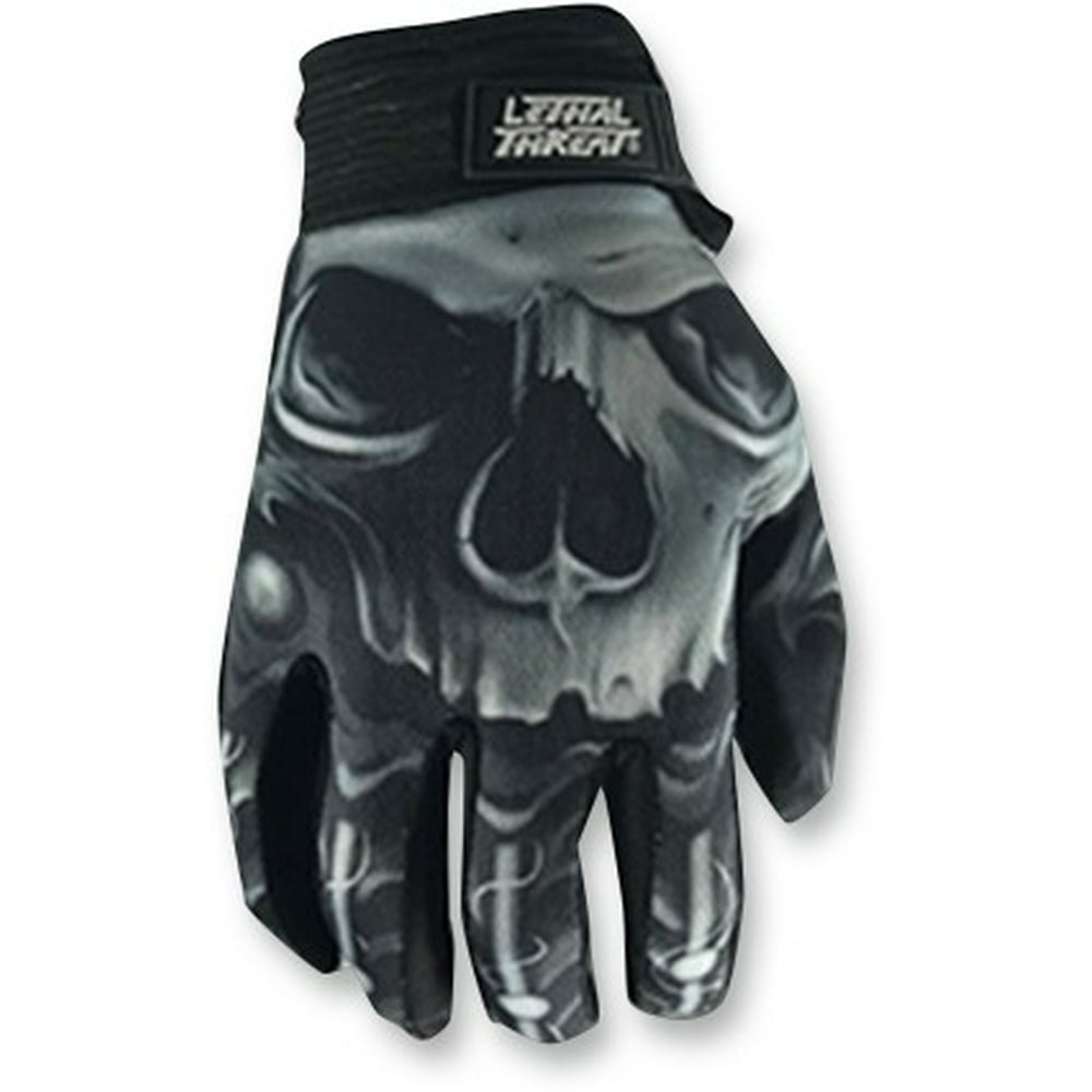 lethal threat gl15004xxl men's gloves (skull men hand)(black, xx-large ...