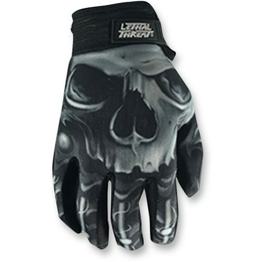 lethal threat gl15004xxl men's gloves (skull men hand)(black, xxlarge