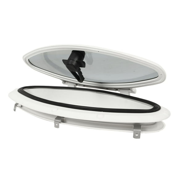 Marine Hatch Porthole Window, Anti Aging Transparent Boat Portlight Window Tempered Glass For Boat