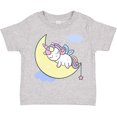 thumbnail image 3 of Inktastic Unicorn Moon Girls Toddler T-Shirt, 3 of 5