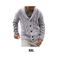 thumbnail image 3 of Qarigey Suéter informal para hombre, portátil, de otoño, térmico, de manga larga, tejido cálido, ropa superior, cárdigan, accesorio para el trabajo Camisetas XXL Qarigey AP014391-04, 3 of 6