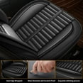 thumbnail image 5 of JIAMAOXIN Full Set Car Seat Covers, 5 Seats Fuax Leather Covers Protector for Honda Prologue 2024 (5 Seats, Black), 5 of 8