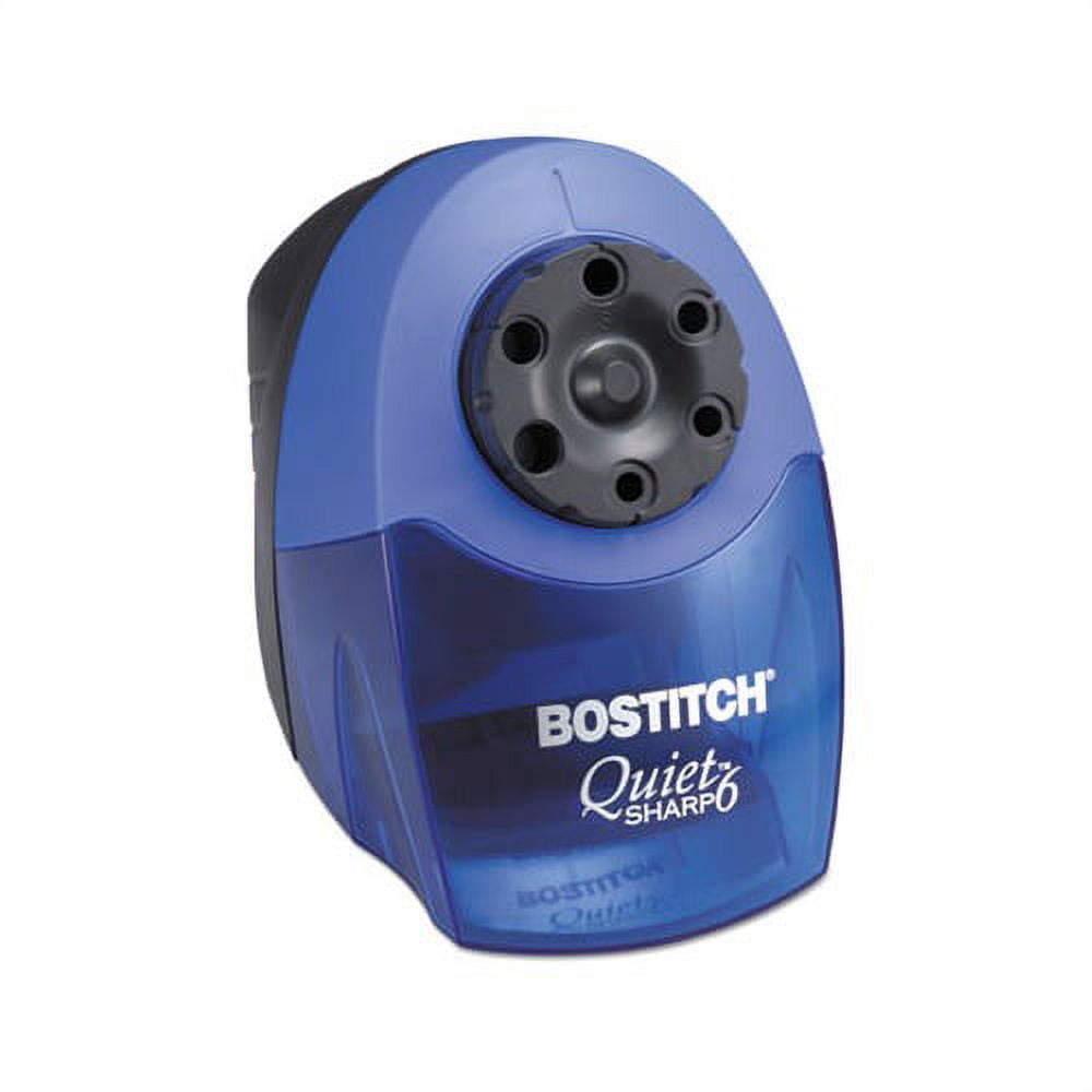 BOSTITCH QuietSharp Electric Pencil Sharpeners, Blue