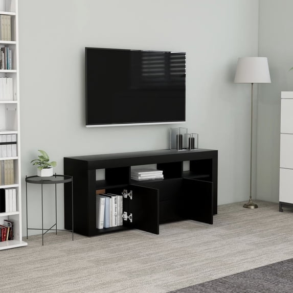 TV Cabinet Black 47.2inch*11.8inch*19.7inch Chipboard