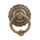 thumbnail image 3 of Aldaba para puerta de entrada, diseño retro, manija para valla, herraje para puerta resistente, latón para Color Bronce, 3 of 9