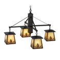 thumbnail image 5 of Meyda 150783 38 in. Mountain Pine 4 Light Chandelier, Bai Craftsman, 5 of 5