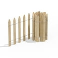 thumbnail image 5 of Greenes Fence Cedar Wood Garden Picket Fence 16" H x 8' L (4-pack, 32' Total), 5 of 5